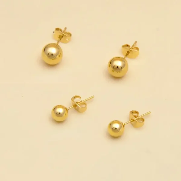 Ball Stud Earrings