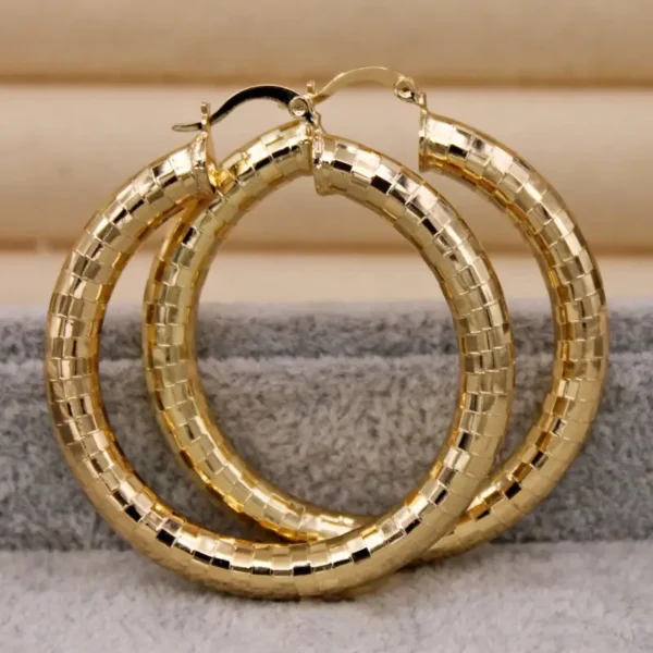 Oval Hoop Earrings