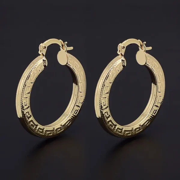 Gold Plated Hoop Earrings