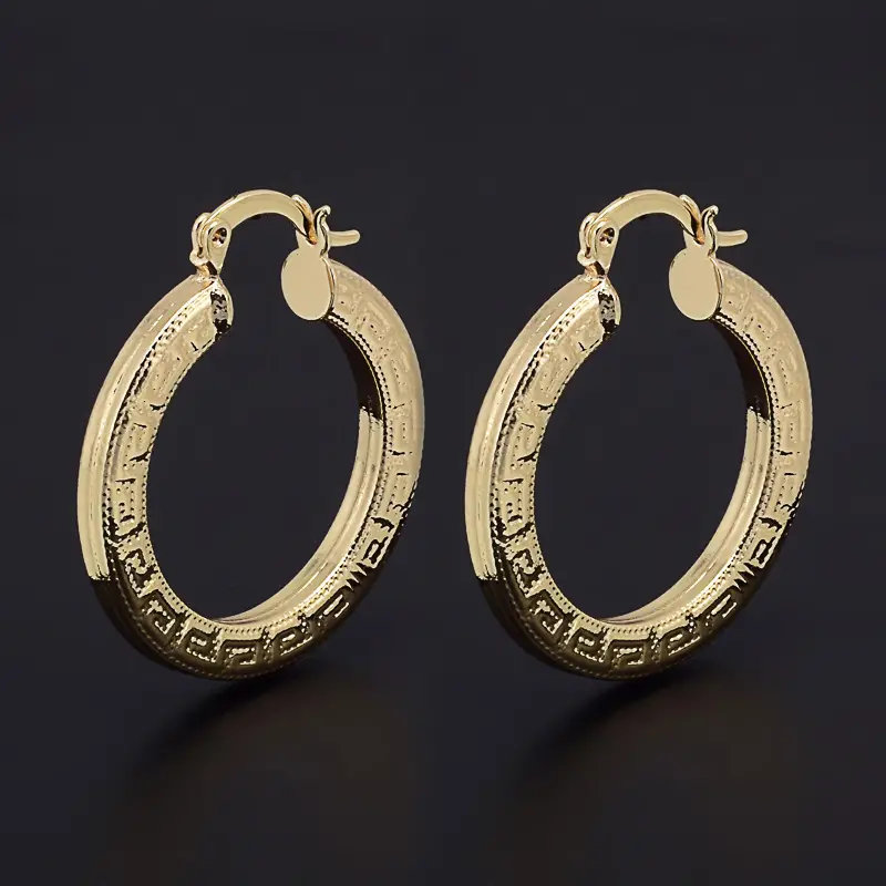 Gold Plated Hoop Earrings