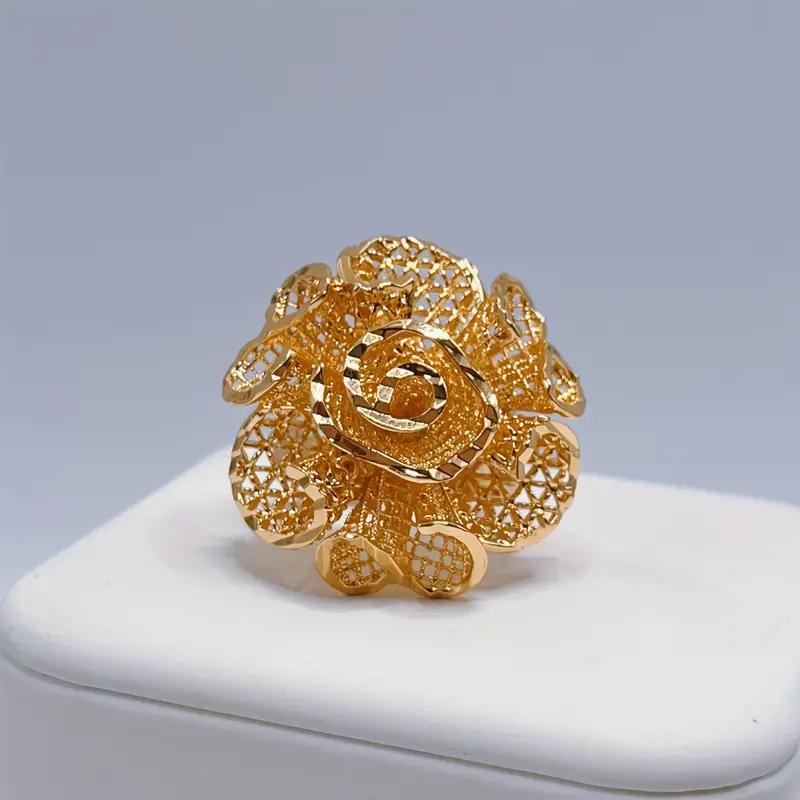 Exquisite Flower open Ring